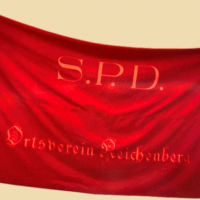 Traditionsfahne SPD Ortsverein Reichenberg