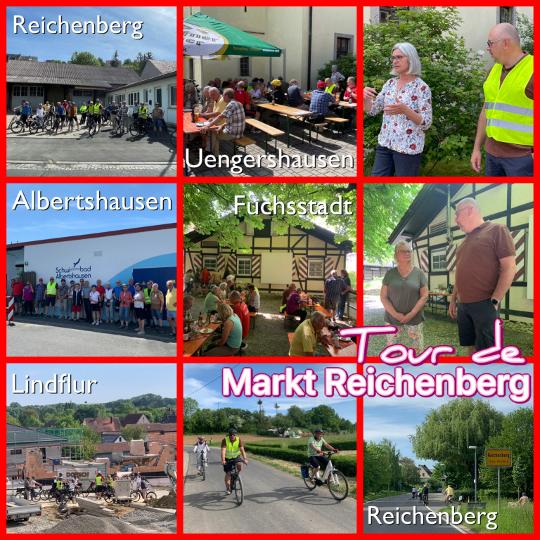 Fotocollage - Tour de Markt Reichenberg